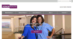 Desktop Screenshot of honorhealth.com
